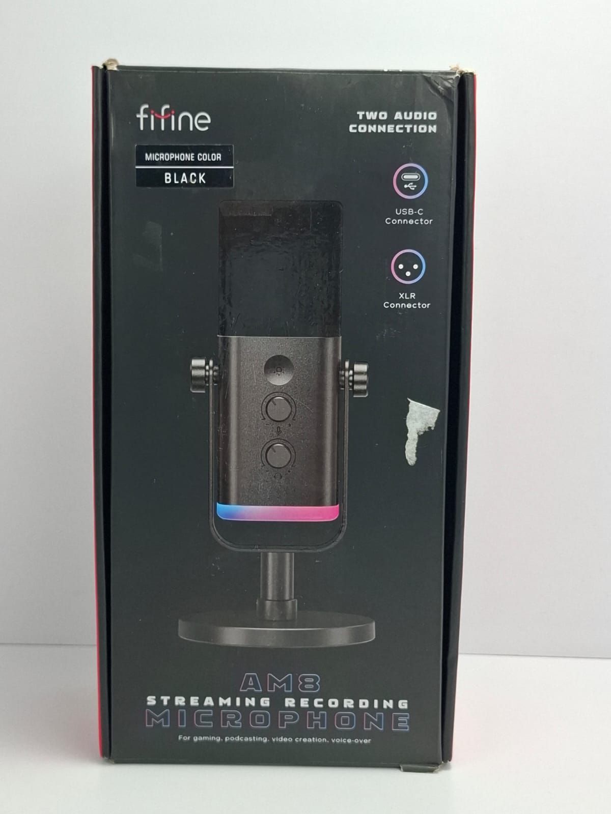 Студійний мікрофон FIFINE AM8 USB/XLR з RGB-підсвічуванням - фото фото фото 9