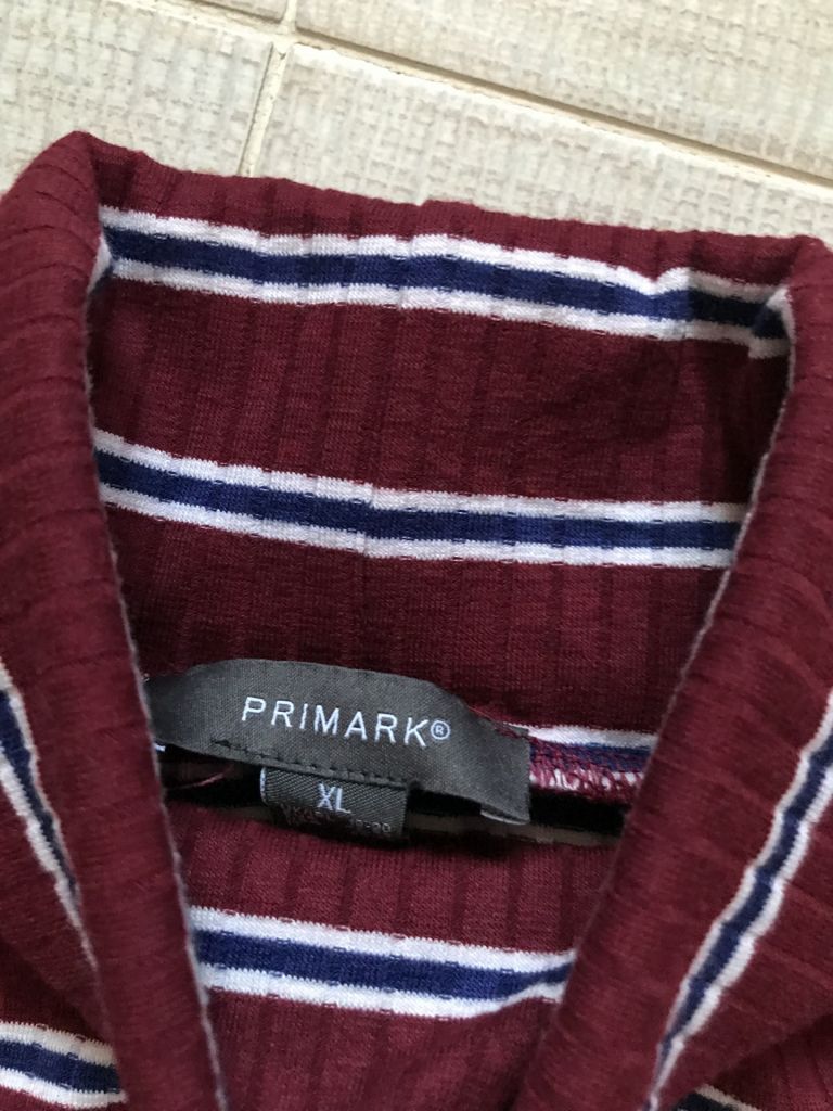 Укороченный гольф, водолазка в рубчик, от Primark. L - фото фото фото 4