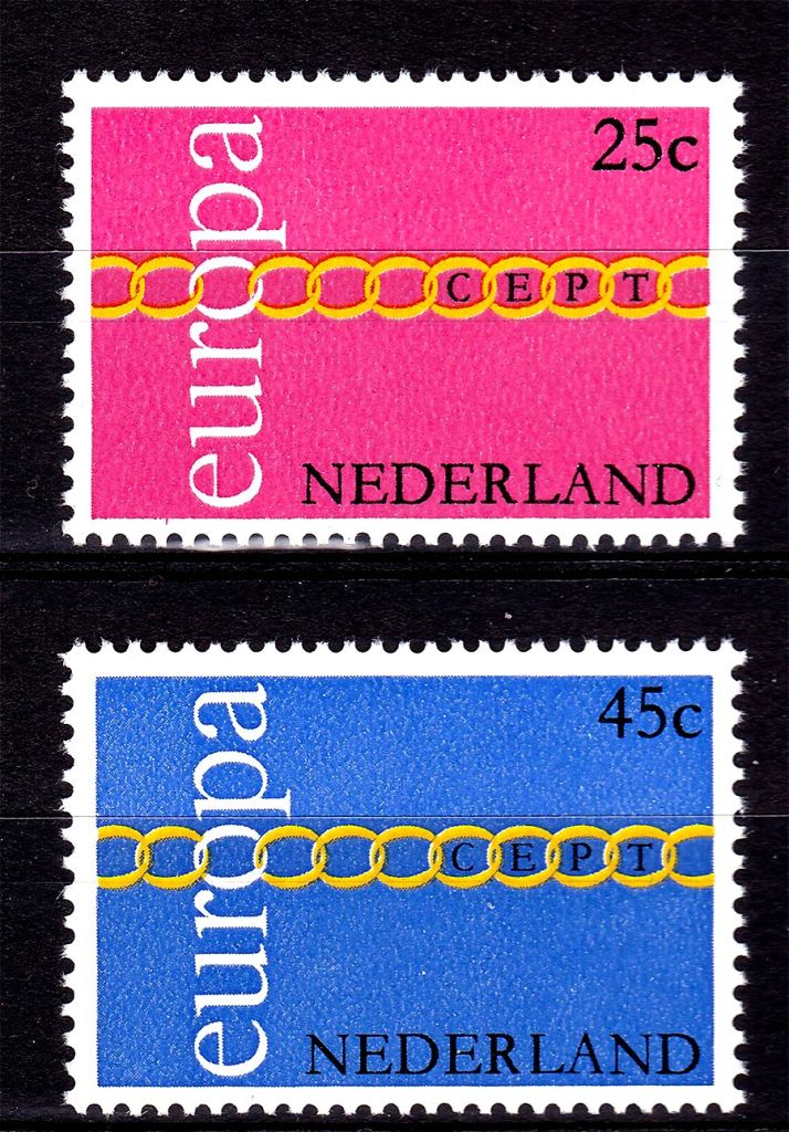 Нидерланды  1971 г MNH -  EUROPA CEPT - - фото фото фото 0