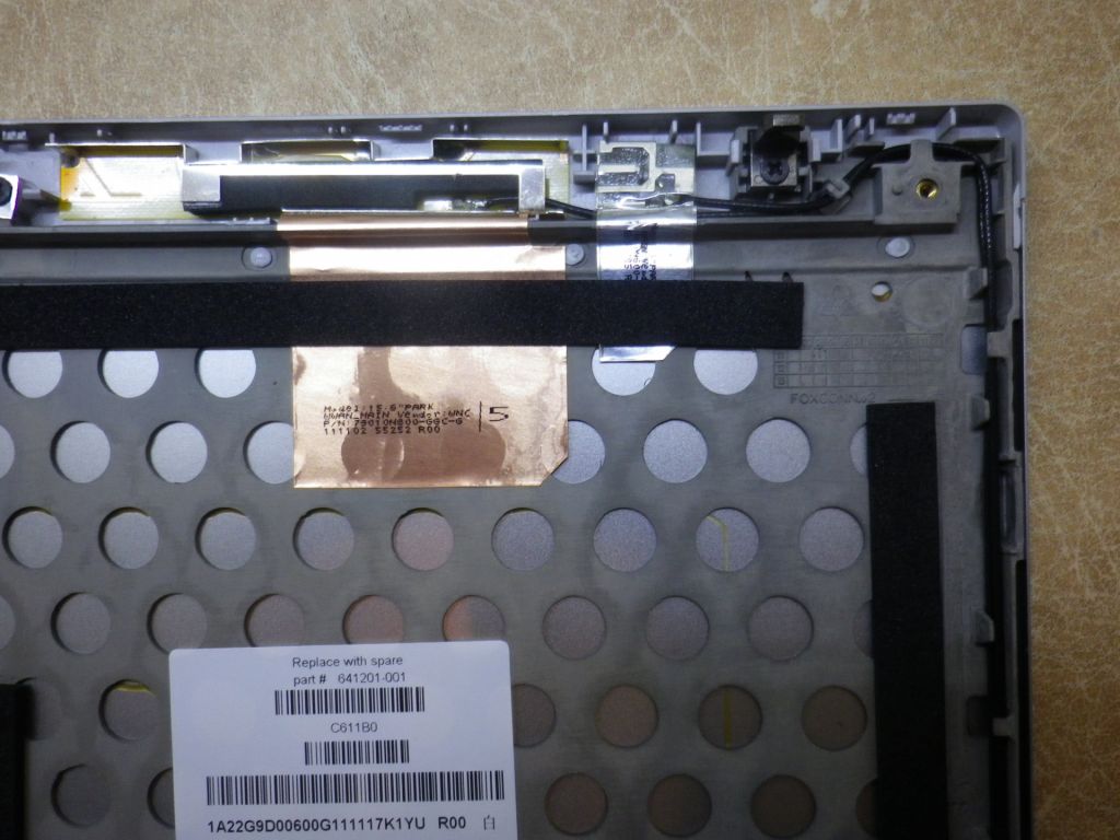 Б/У Кришка матриці без рамки на HP EliteBook 8560p - фото фото фото 3