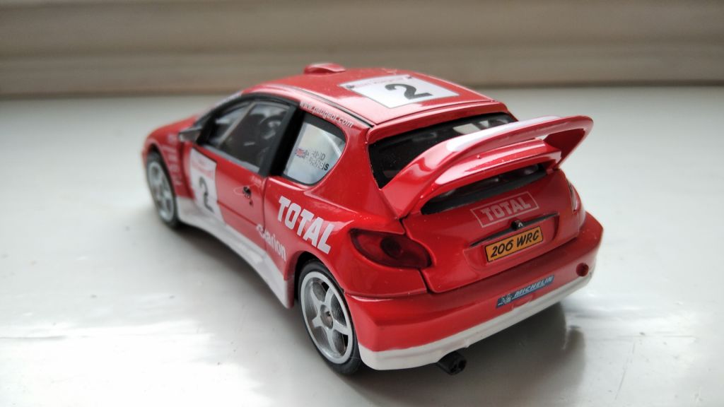 PEUGEOT 206 WRC Rally  - CARARAMA  M 1:43 - фото фото фото 1