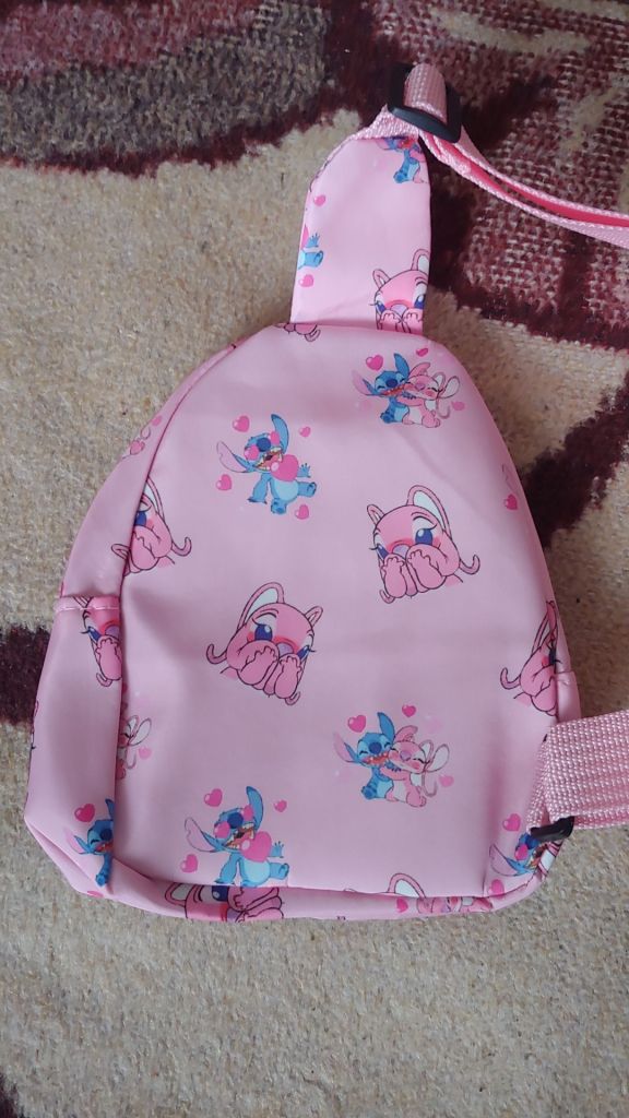 Детский Рюкзак мини нагрудная сумка Stitch Стич новый - фото фото фото 2