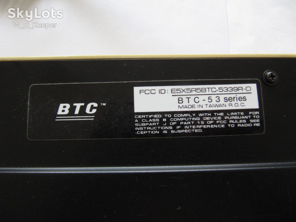 BTC 5339R AT / DIN, "вічна" механічна foil&amp;foam, сталеве дно, 1991 рік, колекційна клавіатура - фото фото фото 7