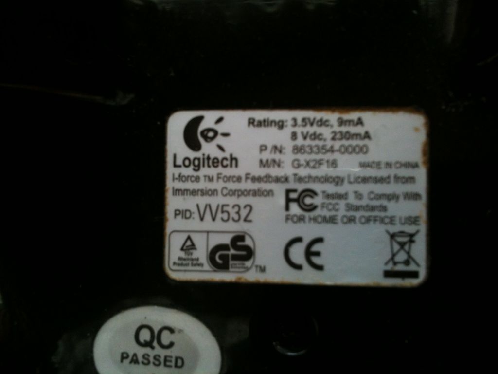 Нерабочий джойстик Logitech G-X2F16 для Sony PlayStation 2 - фото фото фото 1