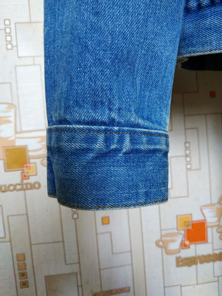 Куртка джинсова чоловіча синя LEVIS p-p S - фото фото фото 5