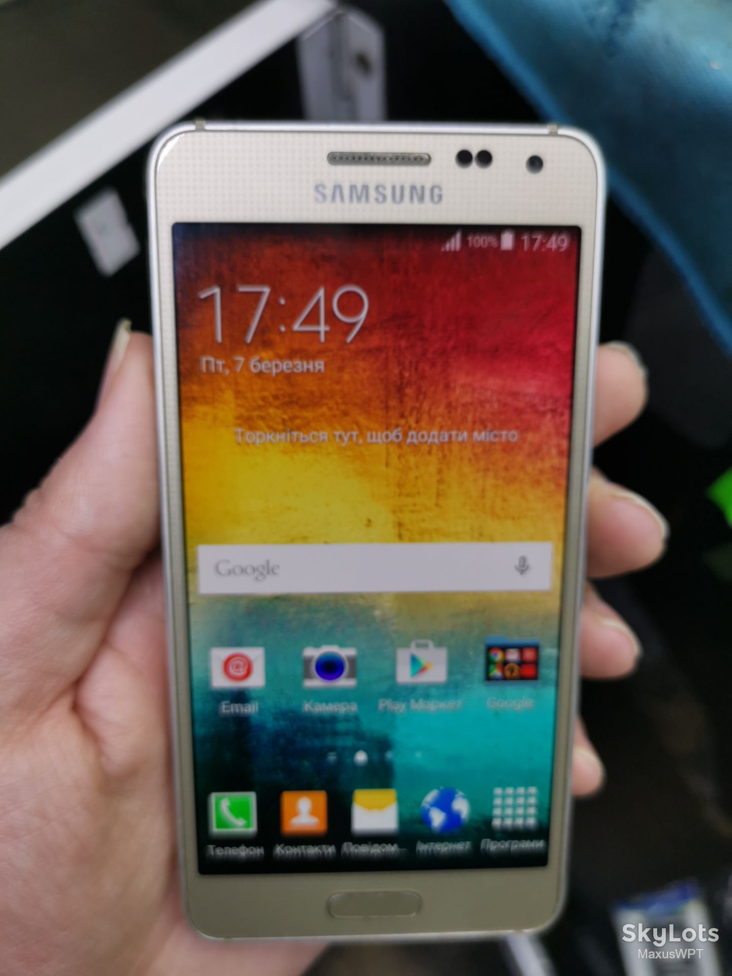 #shop Samsung Galaxy Alpha g850f gold - фото фото фото 0