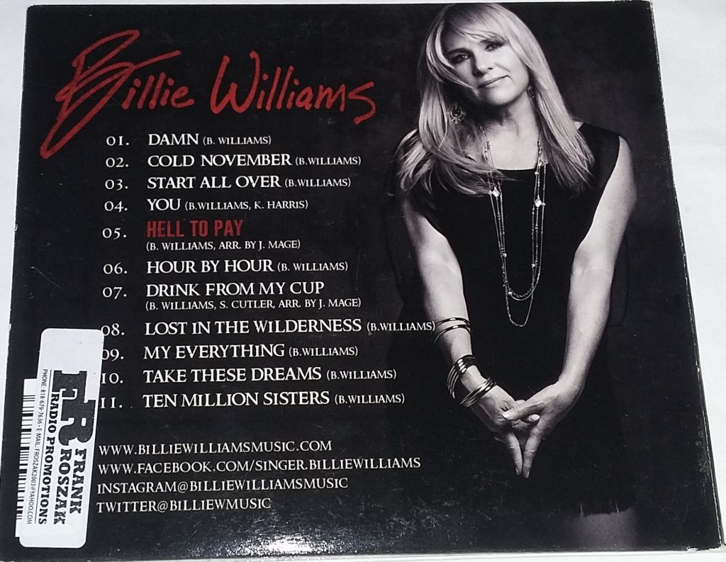 BILLIE WILLIAMS Hell To Pay CD  US - фото фото фото 2