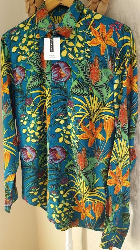 Эксклюзивная вискозная рубашка topman - фото фото фото 2