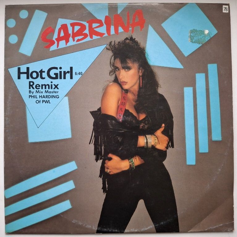 Sabrina - Hot Girl  (Remix) - 1988.  (EP). 12. Vinyl. Пластинка. Germany. - фото фото фото 0