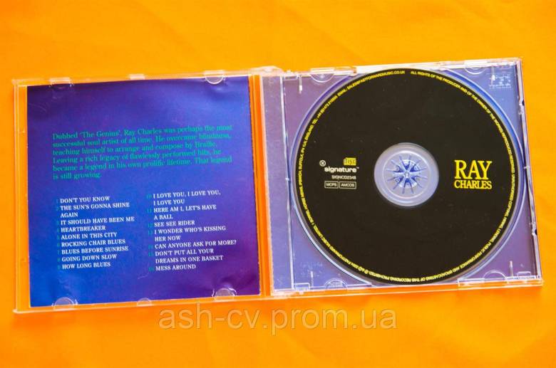 Музичний диск CD. RAY CHARLES - SIGNATURE - фото фото фото 2