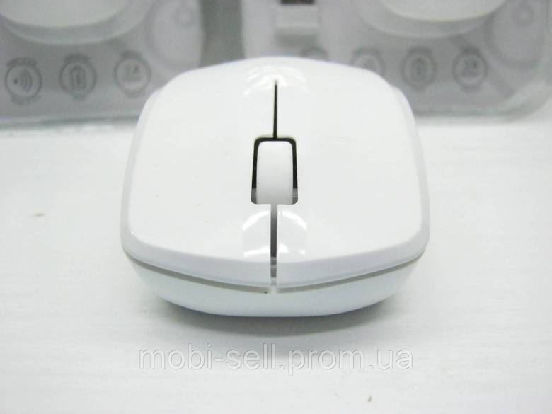 Миша бездротова Cyboo White 2.4 GHz Optical Mouse, 3V / ААA - фото фото фото 2