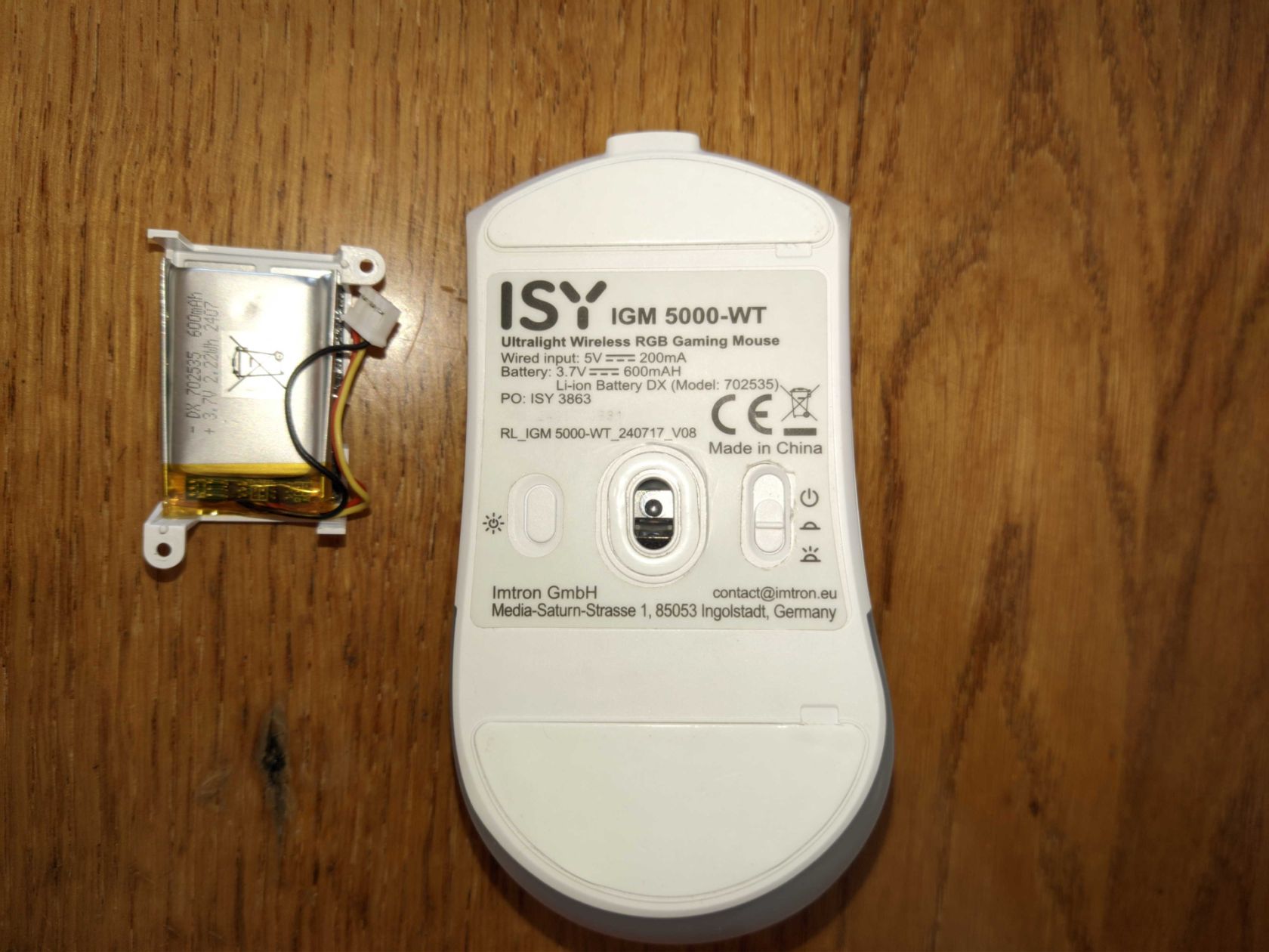 Миша ISY IGM-5000-WT - фото фото фото 2