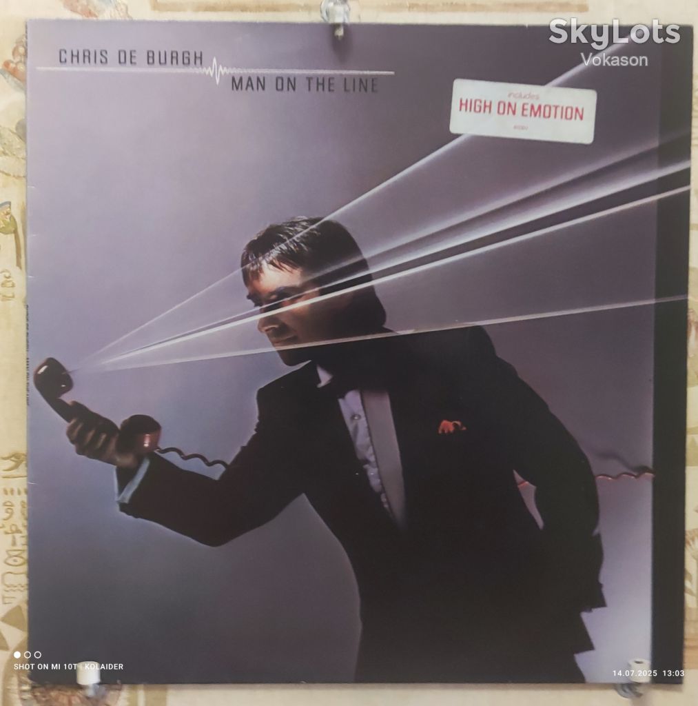 Chris de Burgh – Man On The Line  NM/EX- - фото фото фото 0