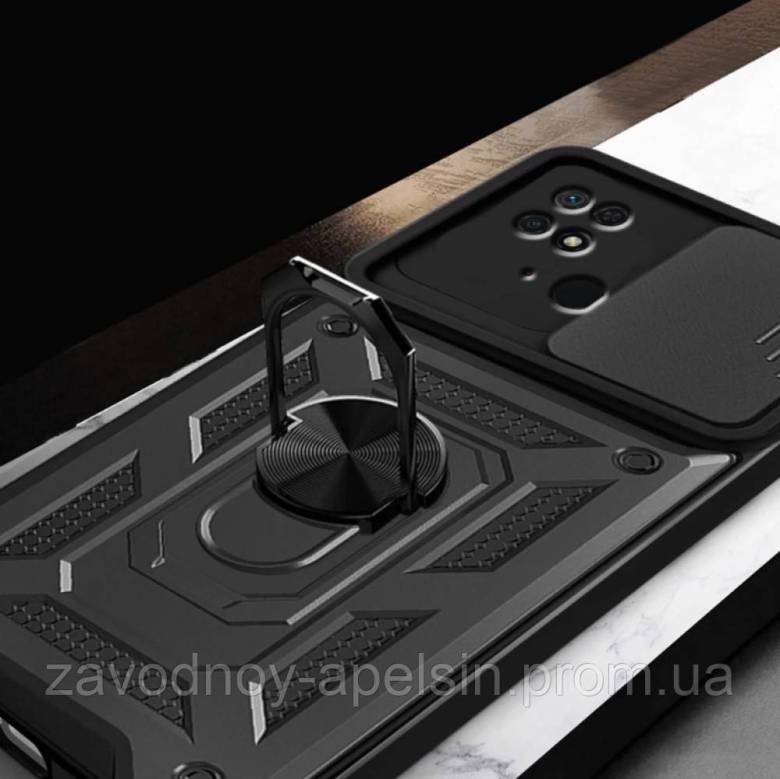 Xiaomi Redmi Note 11 Pro Чехол противоударный (шторка + кольцо) - фото фото фото 2