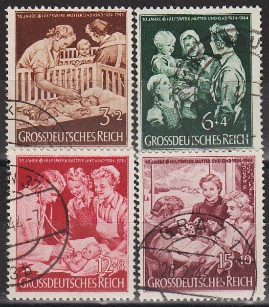 1944 - Рейх - Допомога матері Mi.869-72 _4,0 € - фото фото фото 0