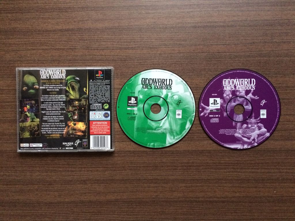 Игра на PS1 "Oddworld Abe's Exoddus"       (PAL) 2CD - фото фото фото 1
