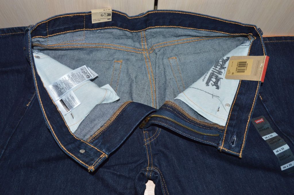 Джинси Levis 505 Regular Fit  Rinse original, нові - фото фото фото 9