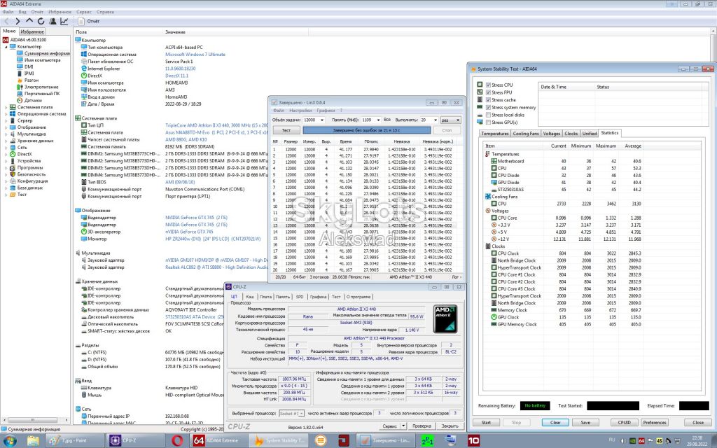 AMD Athlon II X3 440 3.0GHz                           (425, 435) - фото фото фото 13