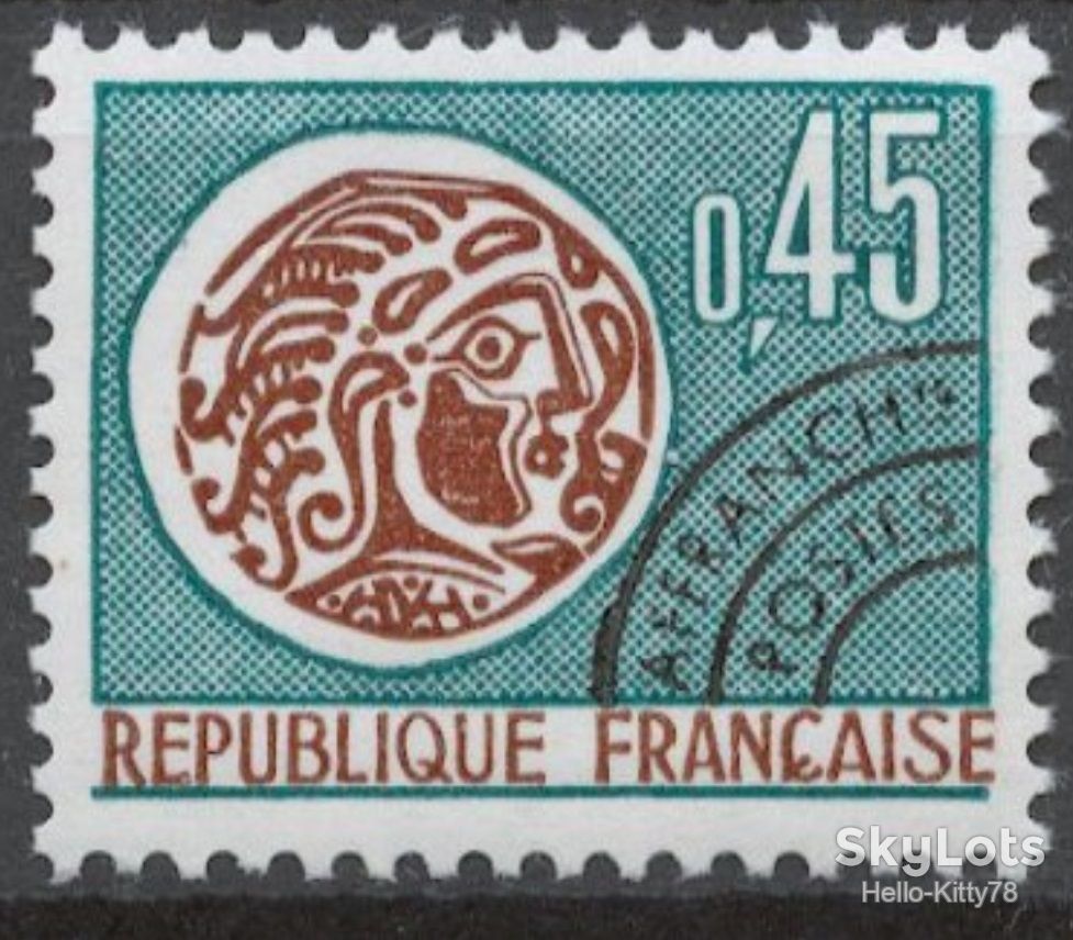 Франция 1971 стандарт монета Mi 1763 MNH - фото фото фото 0