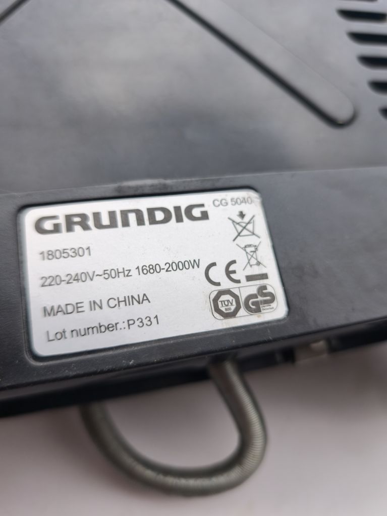 Гриль контактний Grundig CG 5040 - фото фото фото 6