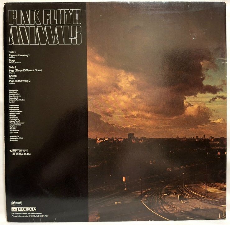 Pink Floyd - Animals - 1977.  (LP). 12. Vinyl. Пластинка. Germany. - фото фото фото 2