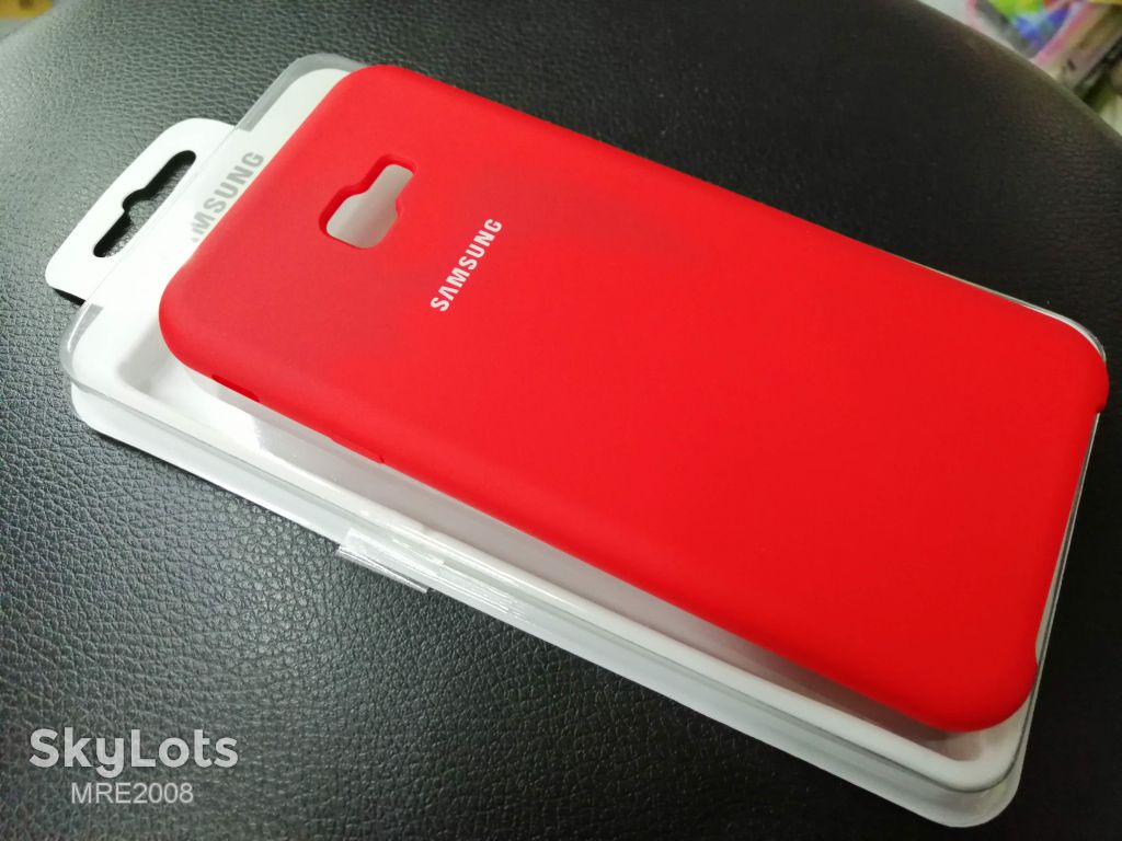 Чехол Silicone Cover для Samsung Galaxy J415 J4 Plus red - фото фото фото 2