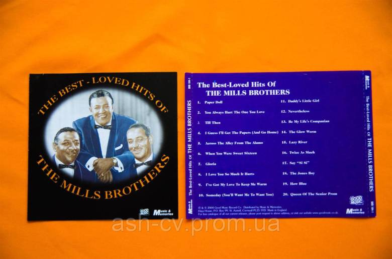 Музичний диск CD. THE MILLS BROTHERS - фото фото фото 1