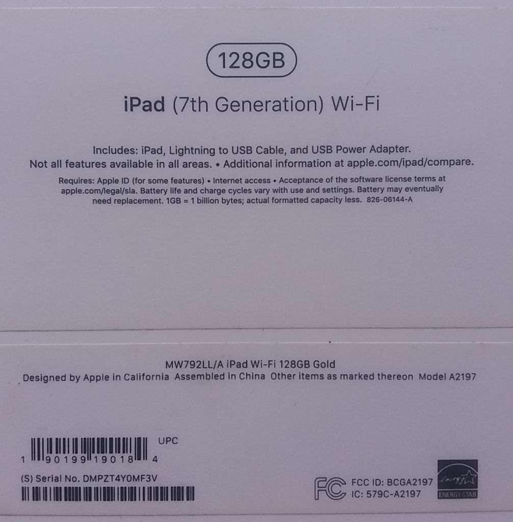 apple IPAD  wifi 128gb коробка  a2197 - фото фото фото 2
