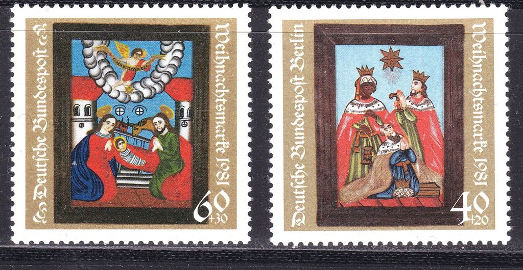 Германия - Берлин  1981 г MNH -  искусство - фото фото фото 0