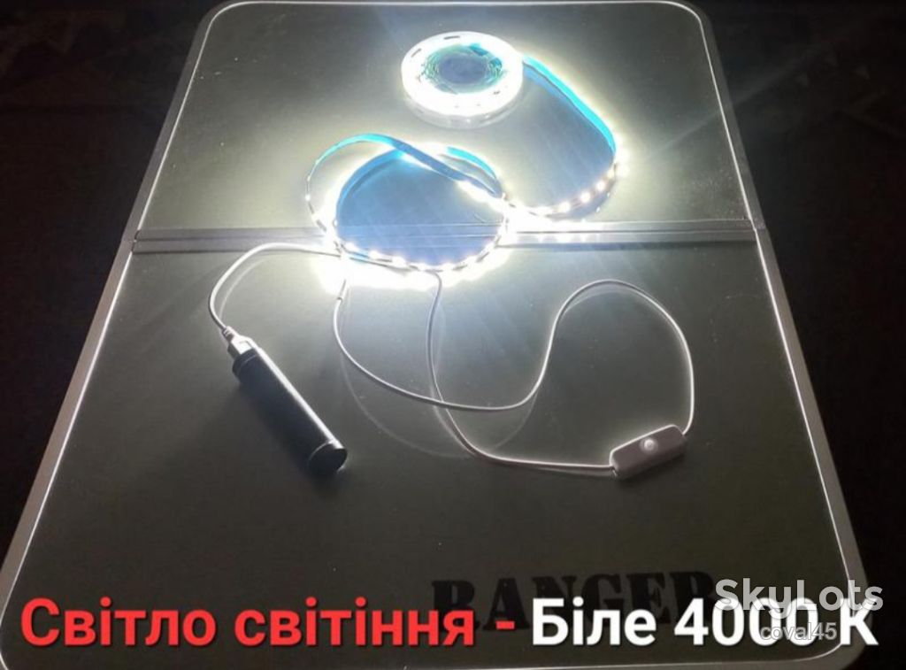 USB LED лента 5 метрів /60 диод/м с выключателем. - фото фото фото 1