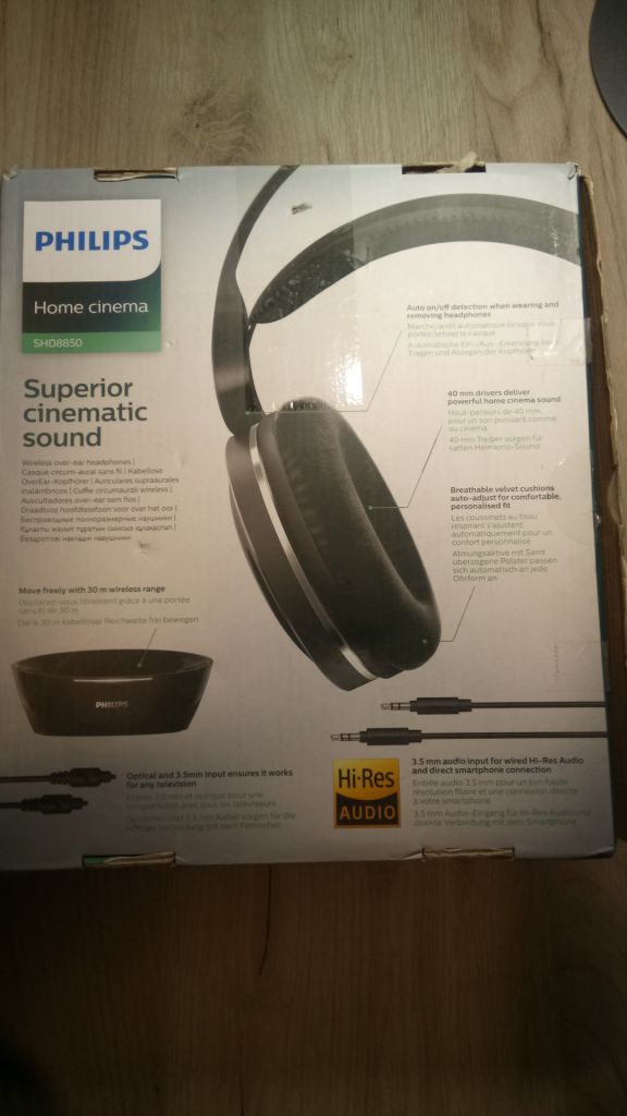 БЕСПРОВОДНЫЕ НАУШНИКИ  PHILIPS SHD8850 DIGITAL  999 ГРН - фото фото фото 2