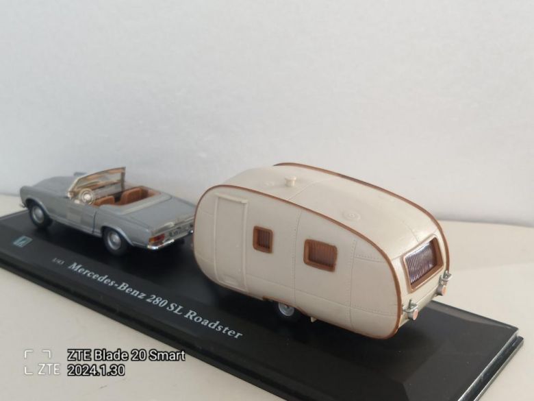 Mercedes-Benz 280SL Roadster &amp;amp; Caravan / Cararama - Hongwell /  -4601- - фото фото фото 2