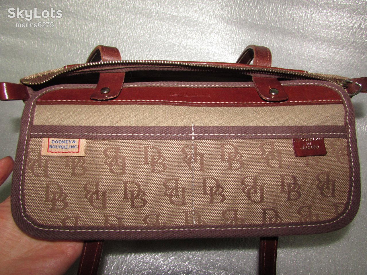 БРЕНДОВАЯ СУМКА НАТУРАЛЬНАЯ КОЖА ~Dooney&amp;Bourke ~ - фото фото фото 6