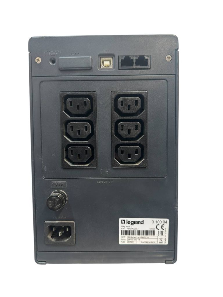 ДБЖ / Legrand Niky / 1кBA IEC /. USB / без АКБ    (б/в) / код.ибп7 - фото фото фото 3
