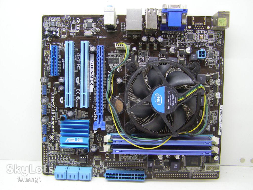 Комплект LGA1156 ASUS P7H55-M LX + core i3-540 + 4Гб + кулер - фото фото фото 0