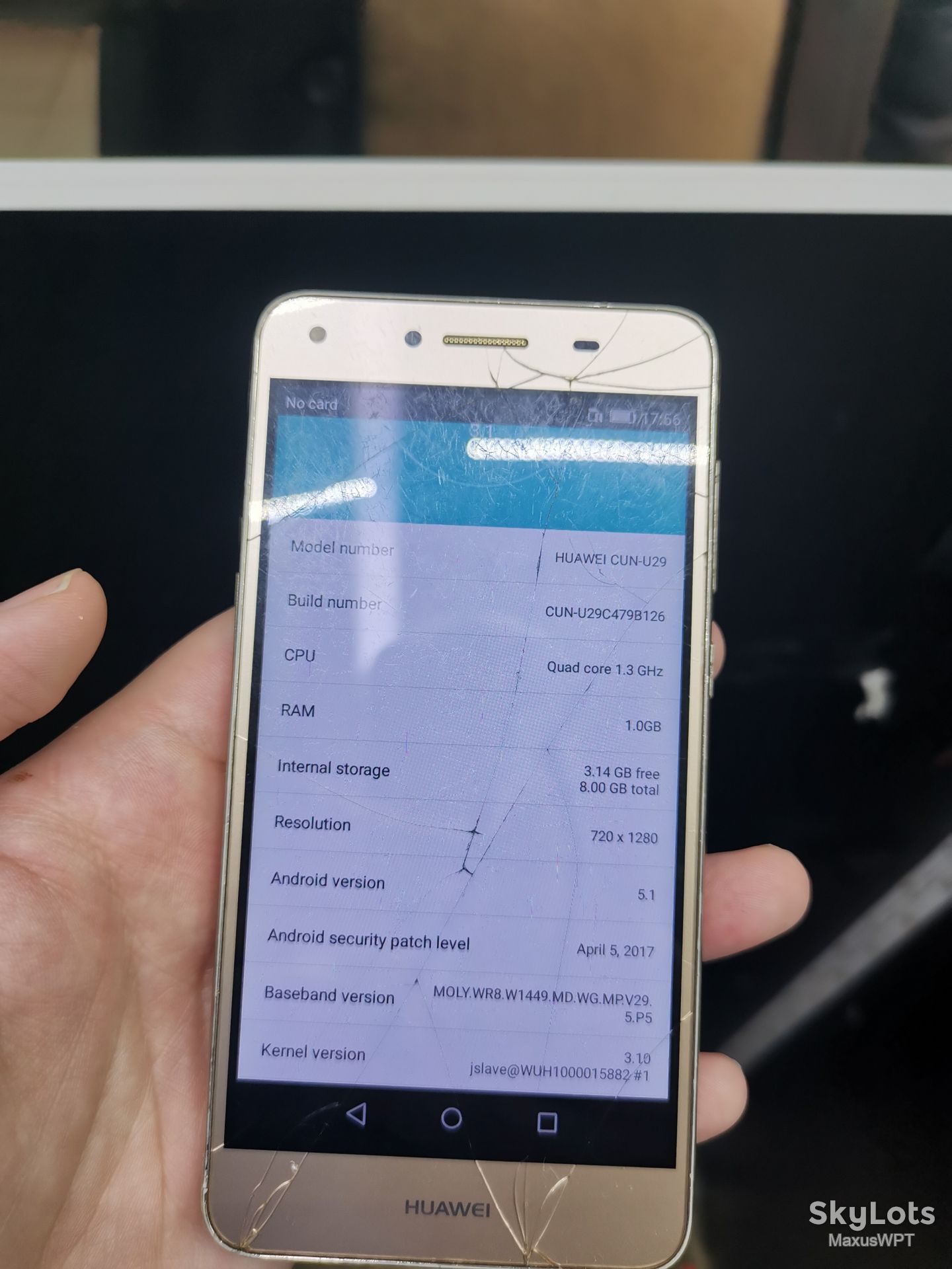 #312 Sklad Huawei Y5 2 Gold 1 - фото фото фото 3