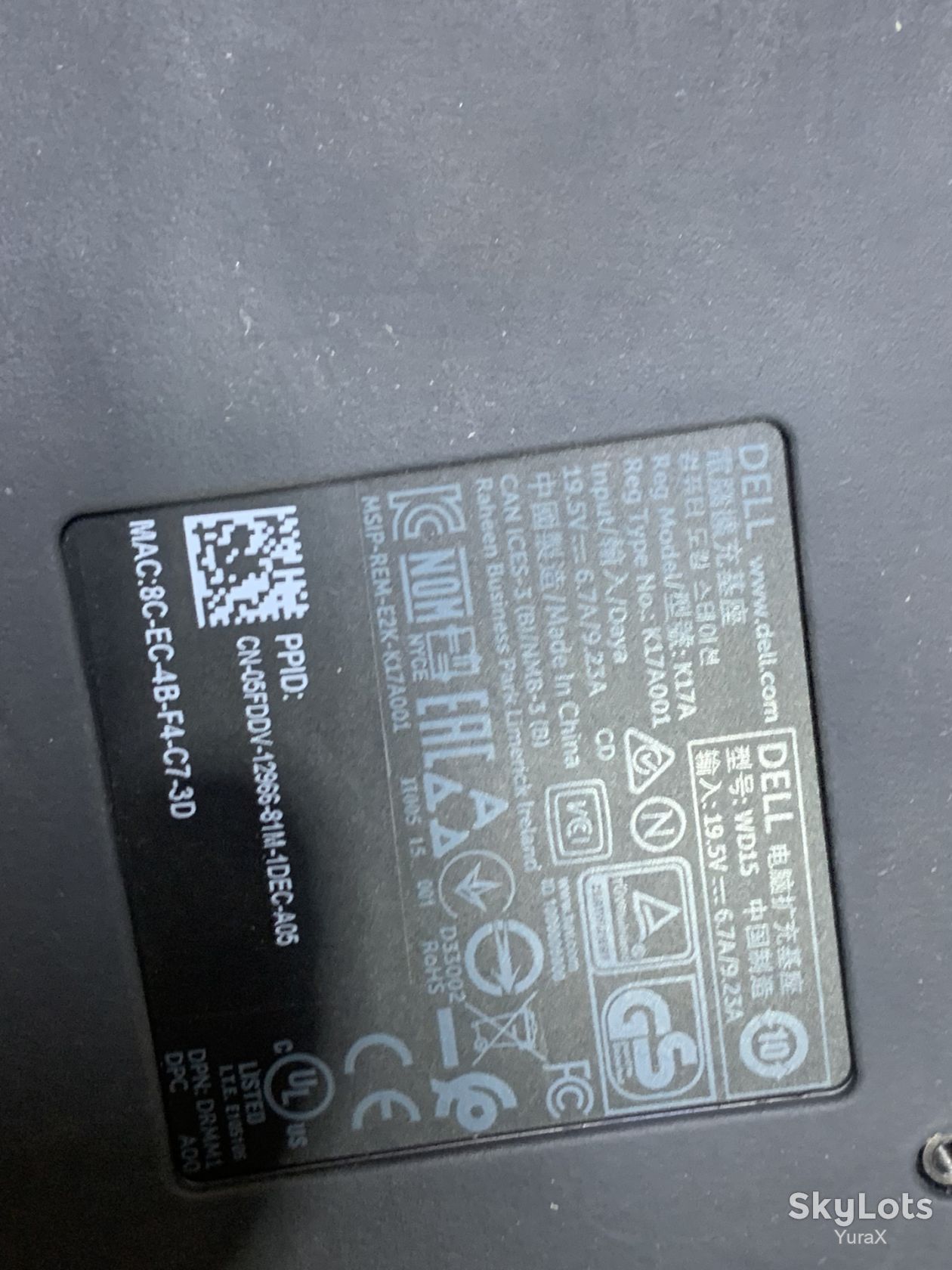 Док станция DELL WD15 K17A Dock 4K, MacBook от 1 грн    (L2763) - фото фото фото 2