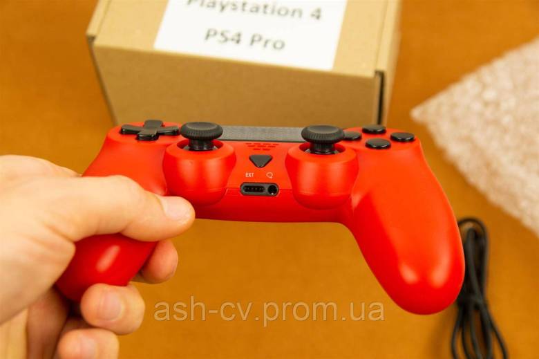Джойстик, геймпад, для, Playstation 4, PS4, Red - фото фото фото 2