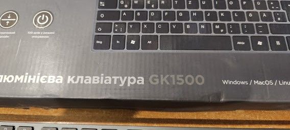 Беспроводная клавиатура GamePro GK1500 № 23210602 - фото фото фото 2
