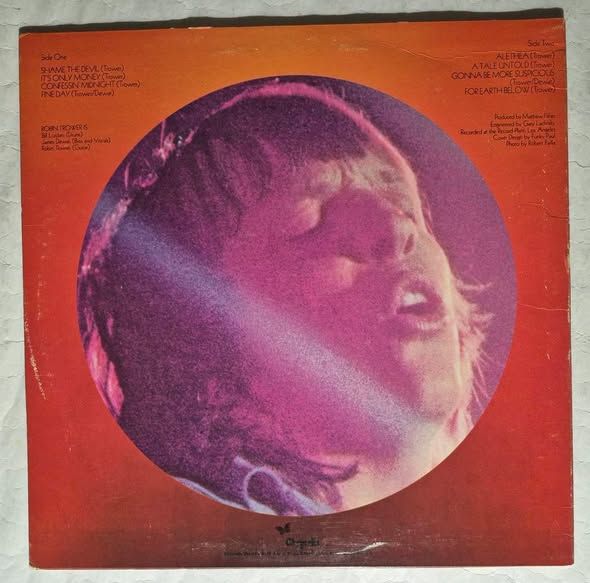 Robin Trower 75 "For Earth Below" USA orig. Vinyl MINT - фото фото фото 1