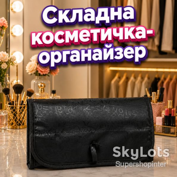 Складная косметичка-органайзер Roll-n-Go для путешествий - фото фото фото 1