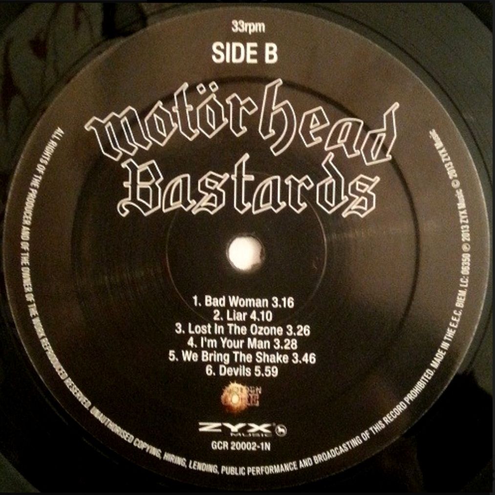 Motorhead - Bastards - 1993.  (LP). 12. Vinyl. Пластинка. Europe. S/S - фото фото фото 4