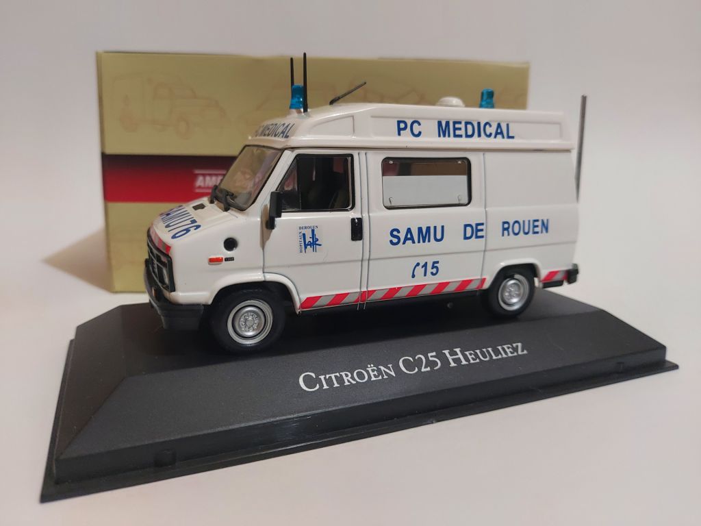 Atlas 1:43 Citroen C25 Heuliez PC Medical  (1984) - фото фото фото 2