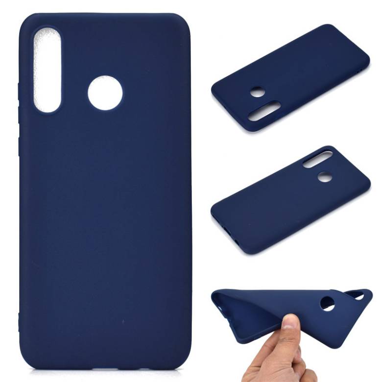 Чохол Soft Touch для Huawei P30 Lite / Nova 4e силікон бампер темно-синій - фото фото фото 2