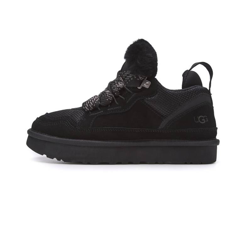 UGG Lowmel Sneaker Black (Beige Fur) 36 37 - фото фото фото 0