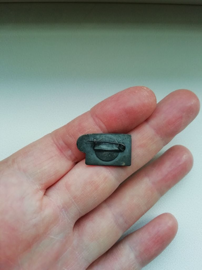 Значок 50 лет. Серп и молот тяжелый - фото фото фото 1
