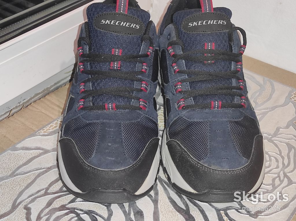 Skechers  кросівки замша+ сітка р 45 - фото фото фото 2