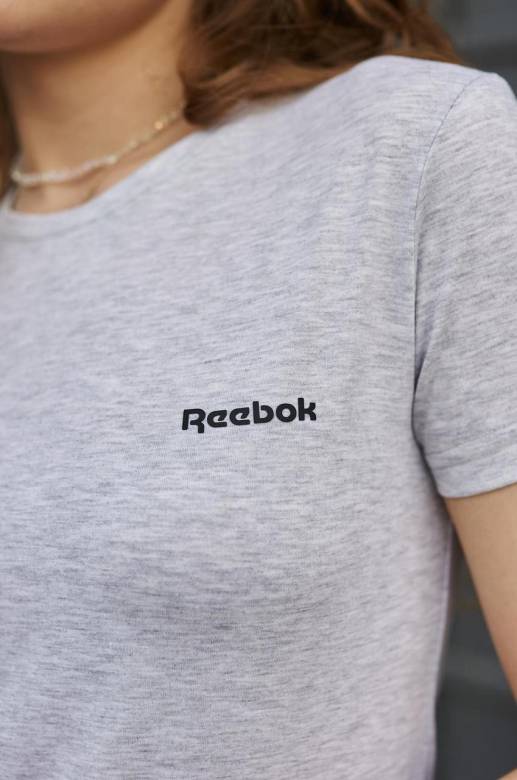 Женская футболка Reebok серая - фото фото фото 8