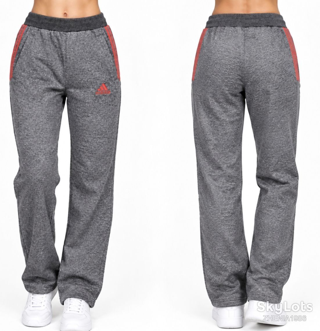 Женские спортивные штаны ADIDAS на флисе. ТУРЦИЯ. КАЧЕСТВО    ( S,L,XL размер на ВЫБОР ) - фото фото фото 0