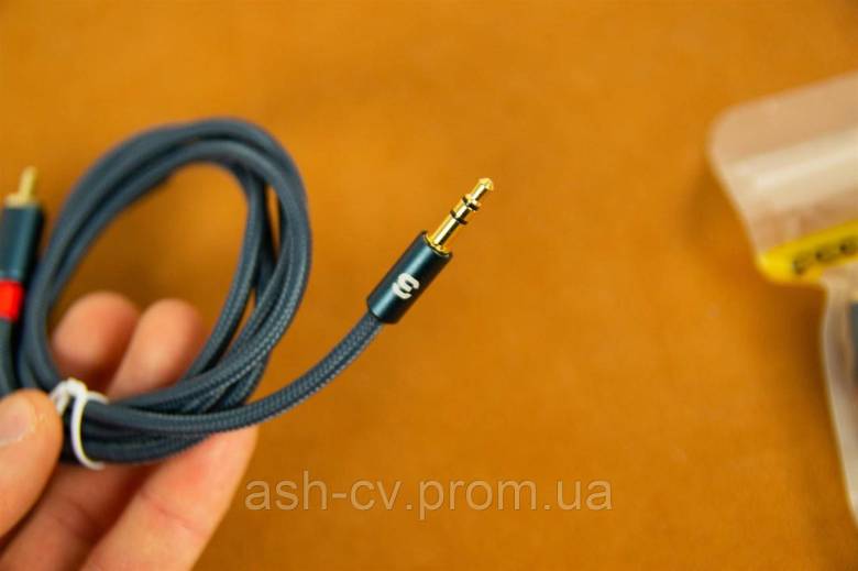 Кабель Hi-End Essager RCA Audio Cable Stereo 3.5mm to 2RCA (5 метрів) - фото фото фото 7